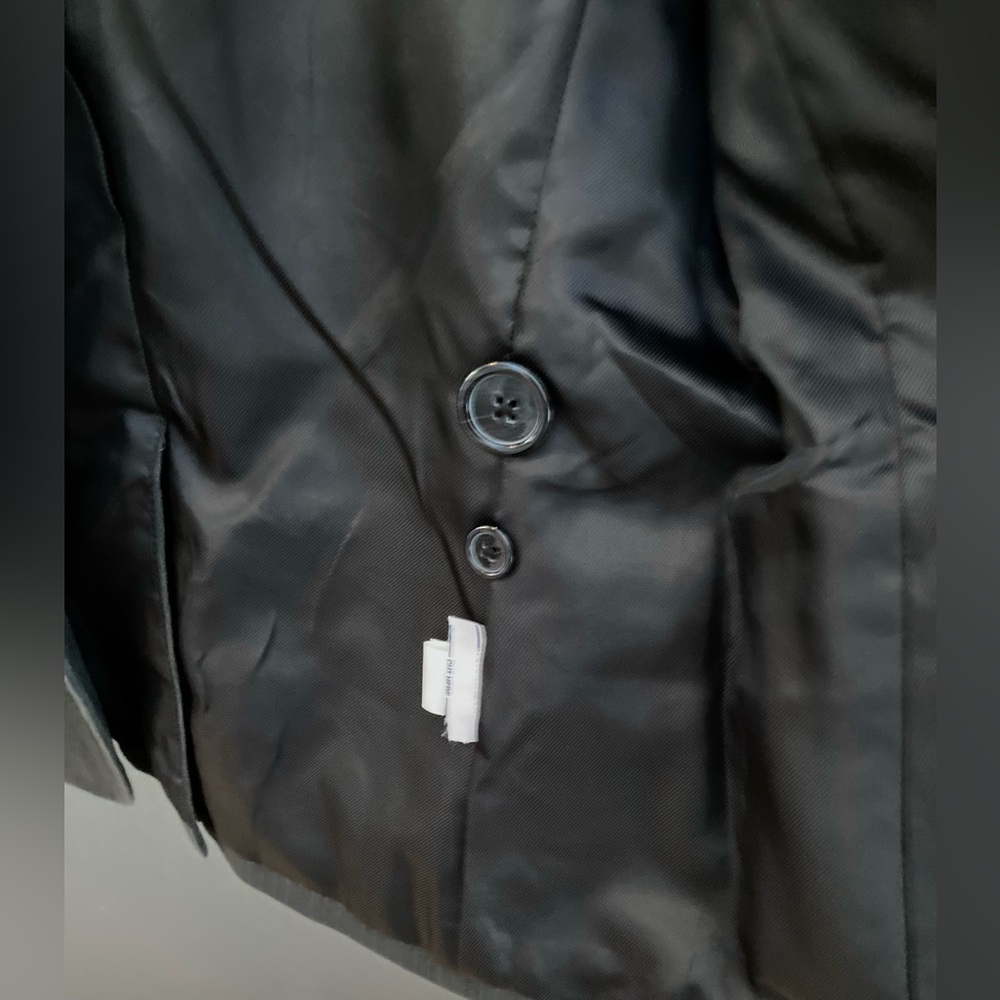 🌷3/$25🌷 GAP Gray Suit Jacket/Blazer with spandex for more tailored fit - Picture 9 of 16